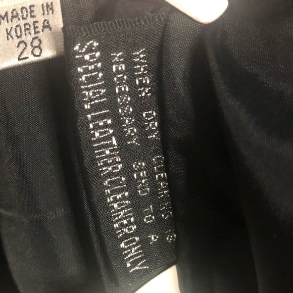 VINTAGE REAL LEATHER PANTS - Picture 7 of 8